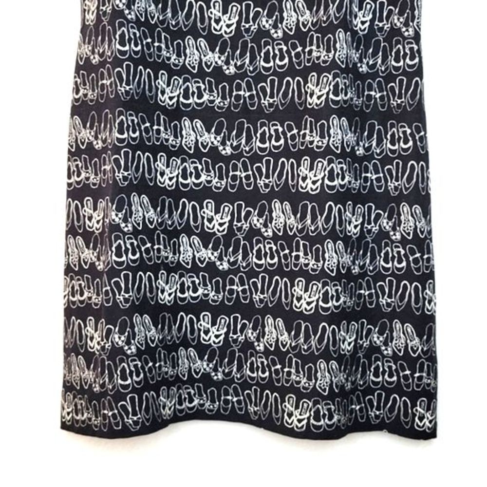 LINDA ALLARD ELLEN TRACY Black White Mini Dress Lined Spaghetti Strap Flip Flops - Picture 3 of 12